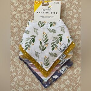 Copper Pearl bandana bibs